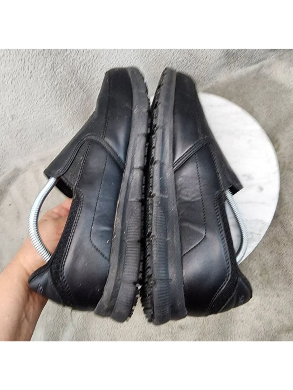 Skechers Shoes Mens Size 11 Wide Black Work Slip Resistant Sneakers *Read*